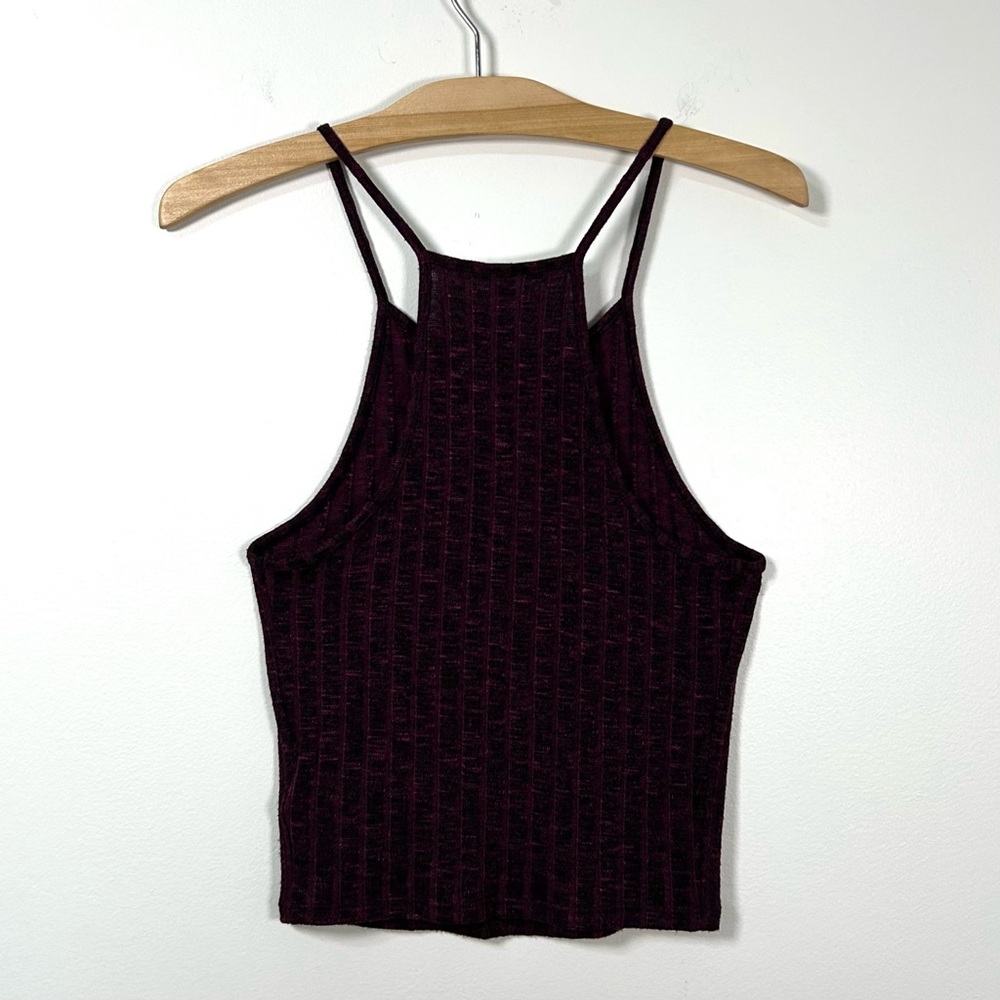 Express | One Eleven Ribbed Cropped Tank Top - Picture 2 of 10